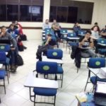 Obra Prima na sala de aula. Palestra para o curso de Engenharia Civil da Unifacear.